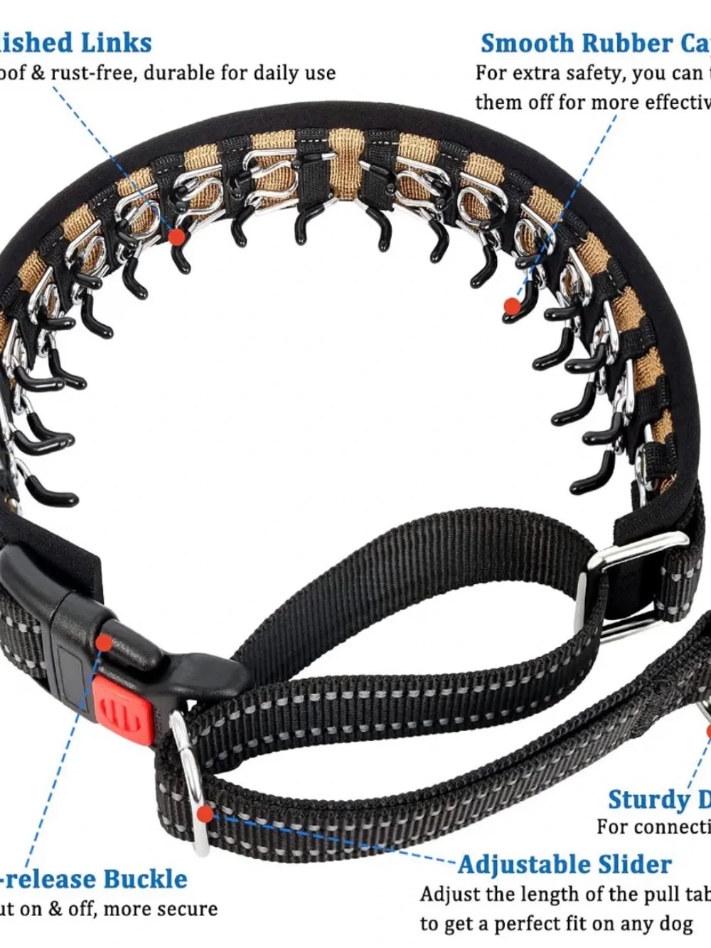 Martingale Collar No Pull Walking Training  Large